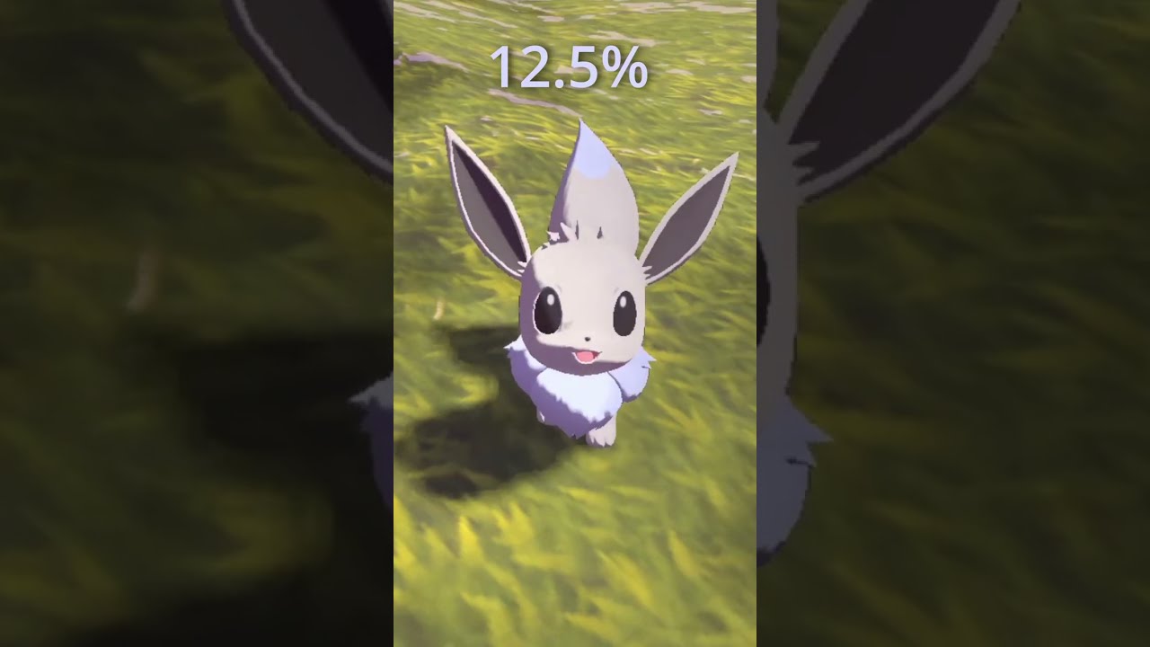 shiny Eevee 12.5% #shorts