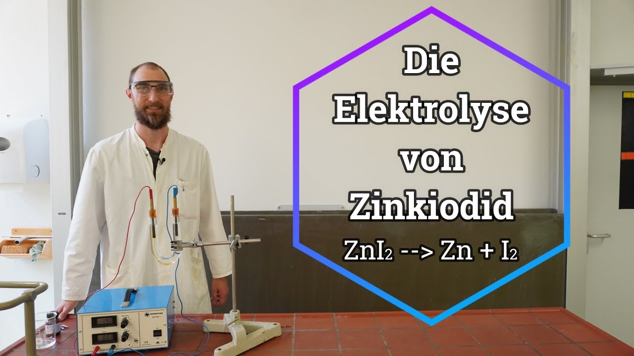 Die Elektrolyse von Zinkiodid