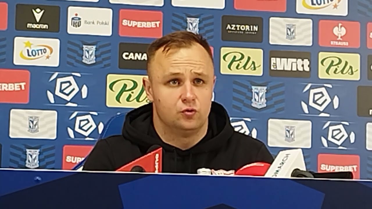 Konferencja prasowa po meczu #LechPoznan - #Cracovia 2:1 z udziałem trenera D. Kroczka - 2025-04-21