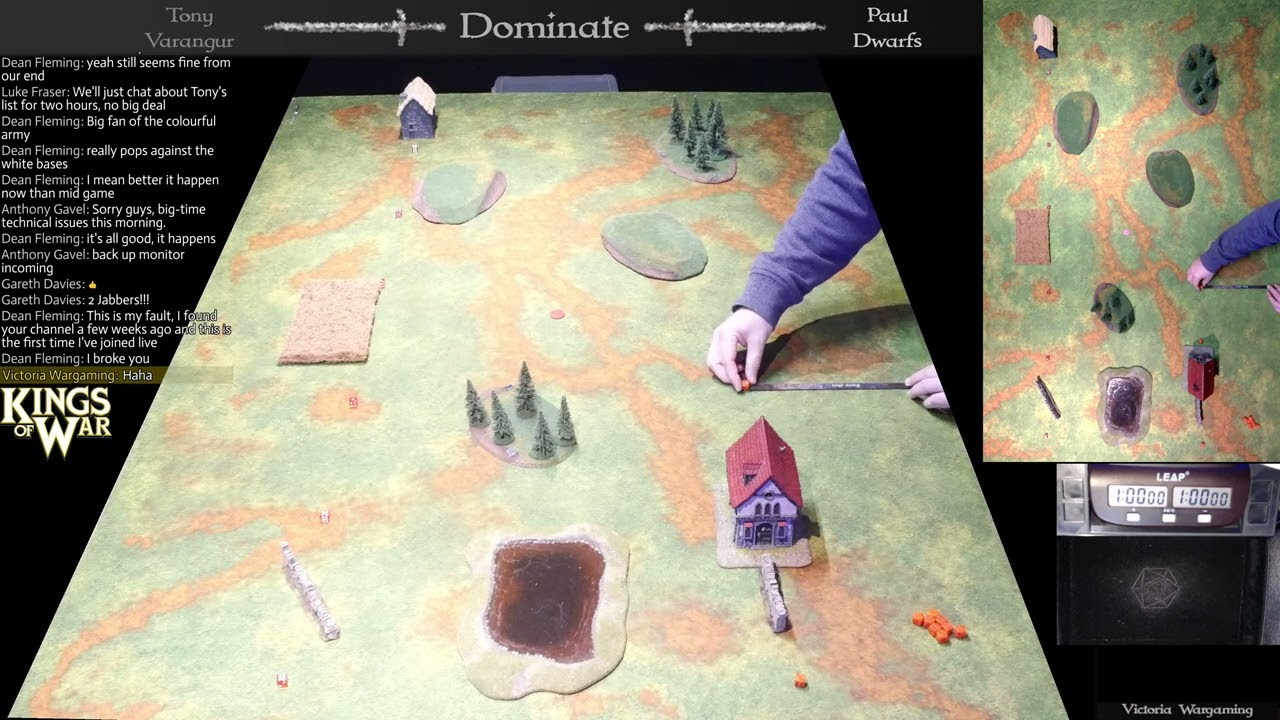 Kings of War 3.5 Edition - Dwarfs vs Varangur - Scenario Dominate