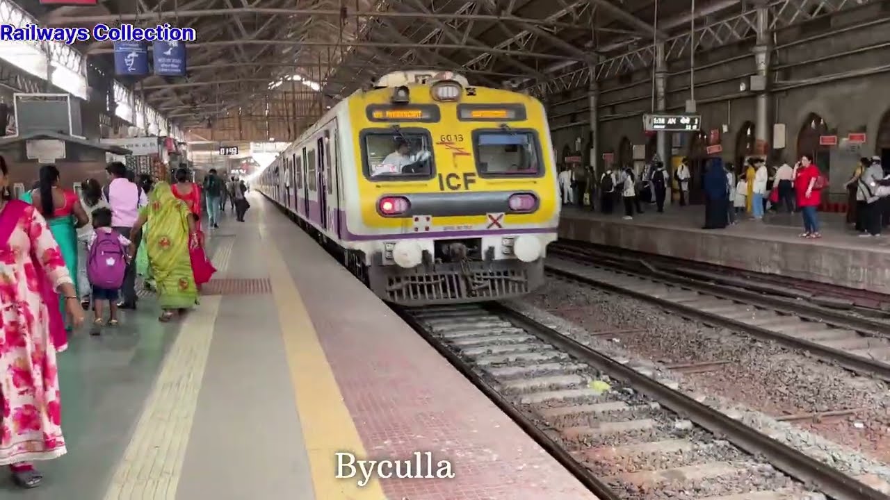 Dadar To Byculla In Slow Local Train Journey ll Mumbai Local Train 