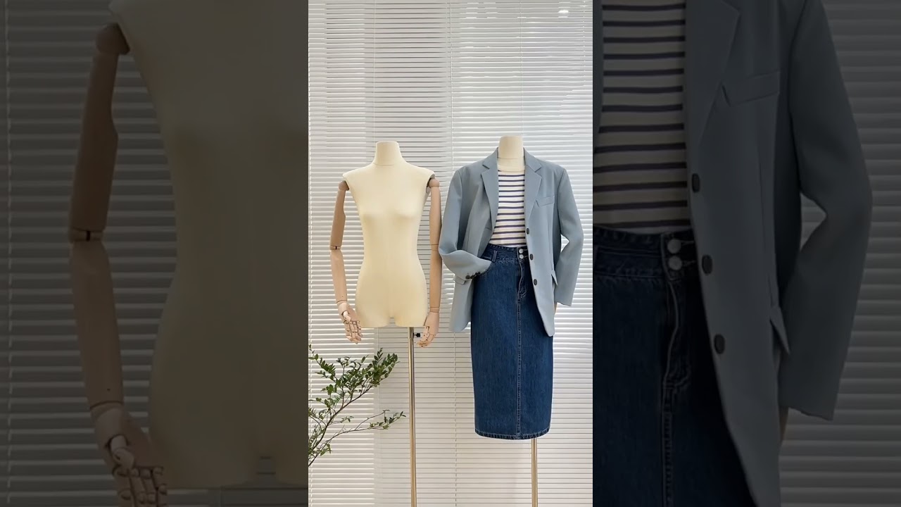 How To Use Jelimate Female Torso Mannequin To Make Clothing Display In Fashion Clothing Stores?