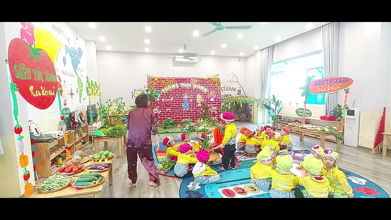 Tìm hiểu về một số loại Rau củ - Hội thi GVG thị xã Mỹ Hào năm 2023 - Trường mầm non Tuổi Thần Tiên.