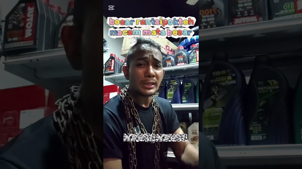 Besar rantai leher pokteh..