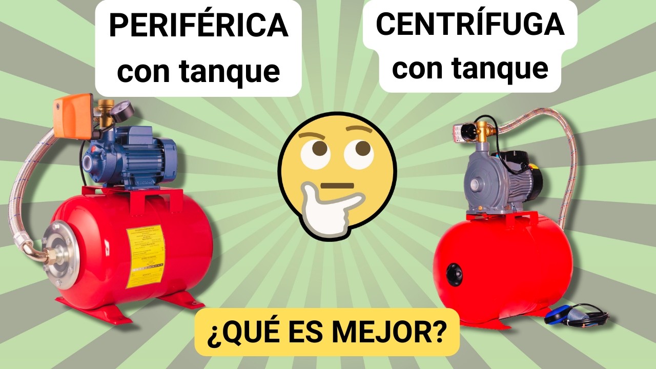 Bomba periférica o centrífuga con TANQUE hidroneumático: la verdad que nadie te dice