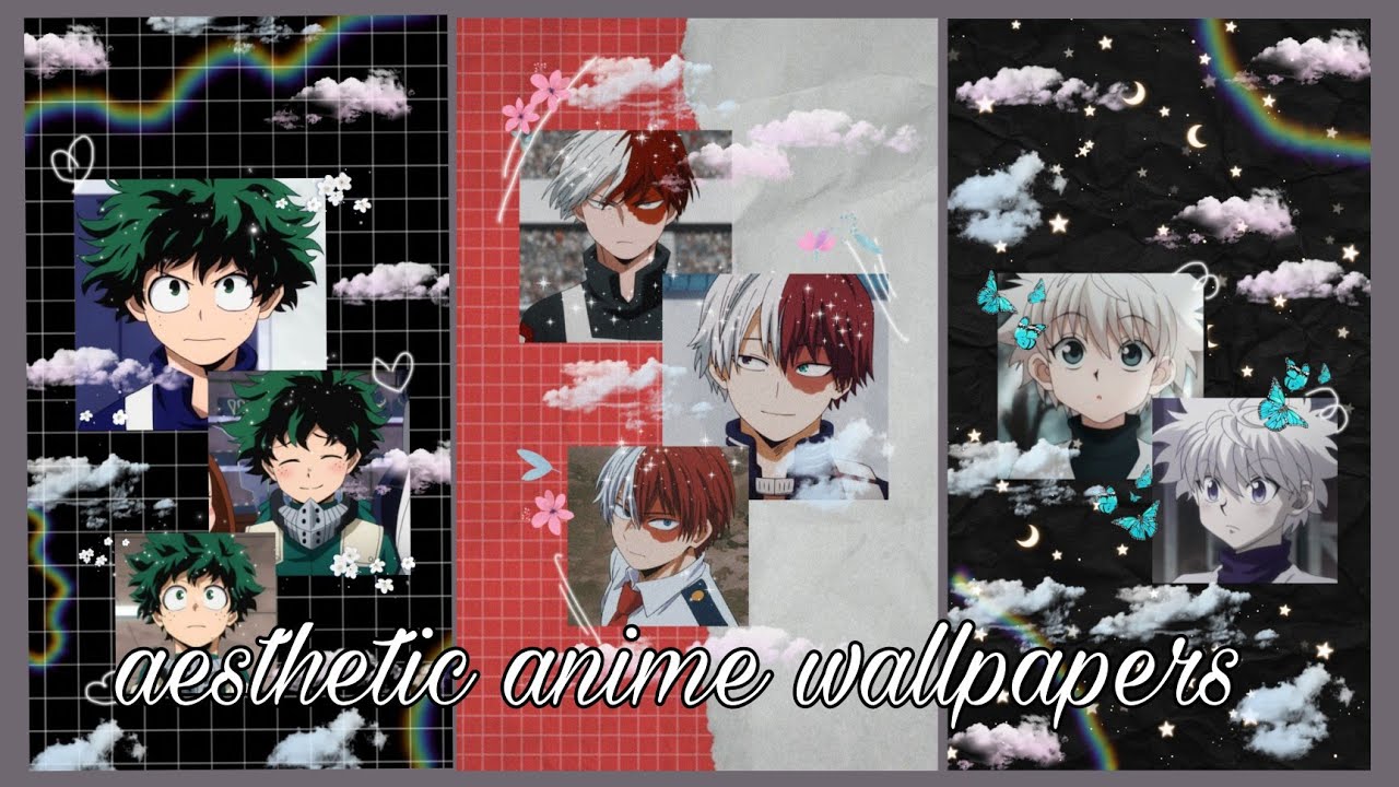 how to edit/make AESTHETIC ANIME wallpapers 🦋|PicsArt create.