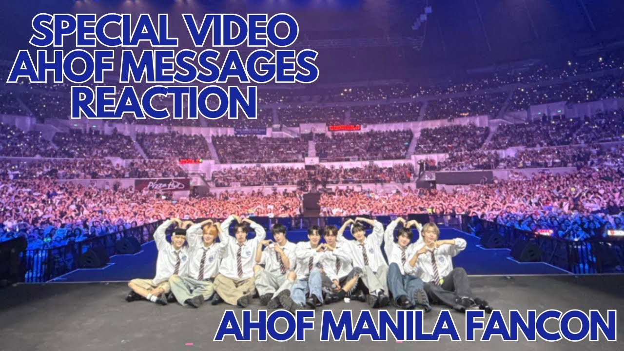 Специальное видео с AHOF Fancon от фанатов и реакция участников на сообщения