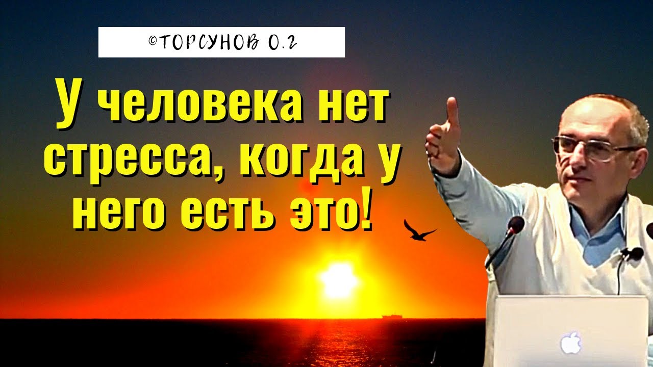 У человека нет стресса, когда у него есть это! Торсунов лекции