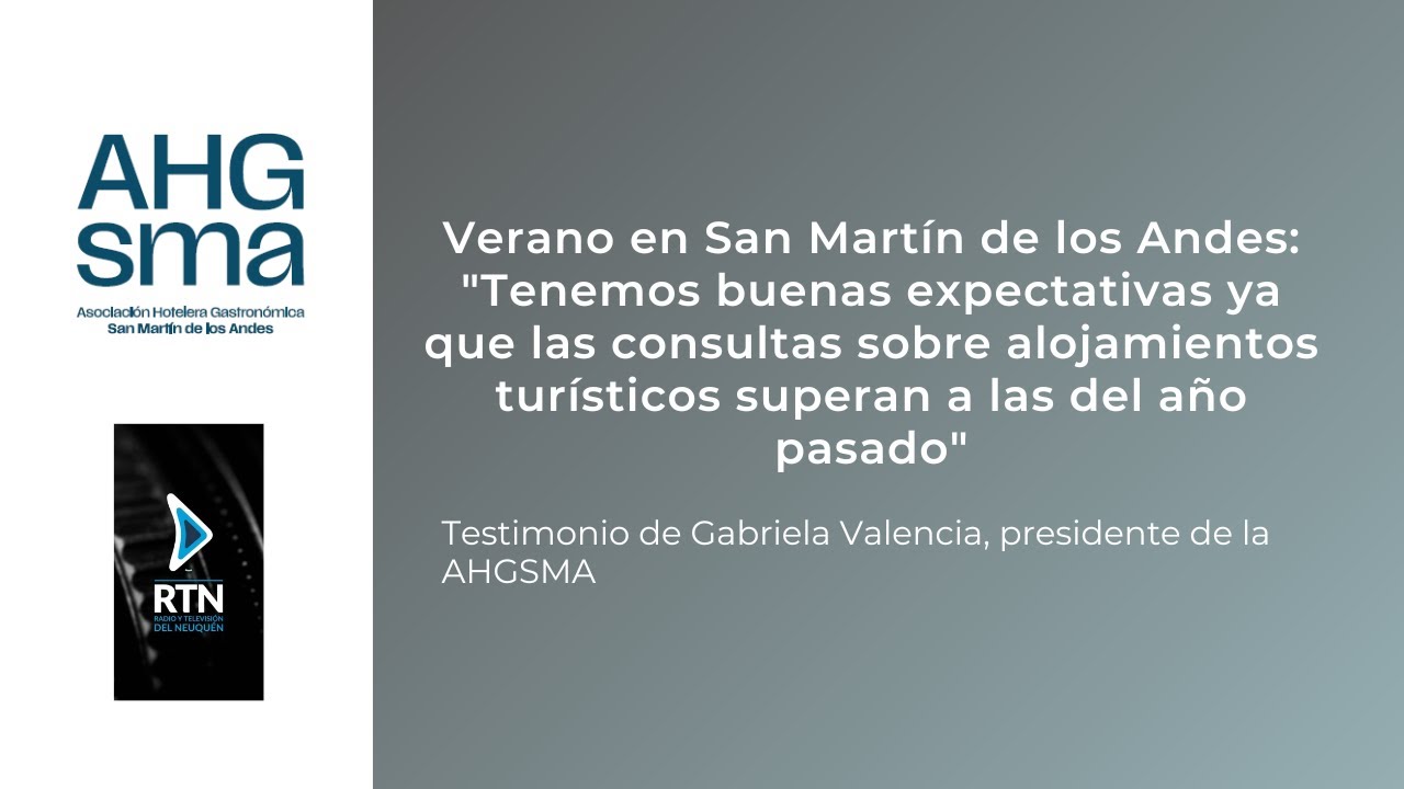 Verano en San Martín de los Andes   Tenemos buenas expectativas dadas las consultas en alojamientos