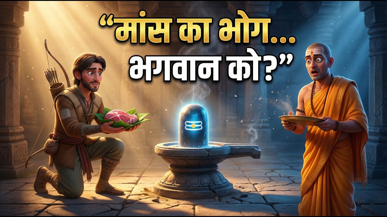 “भक्ति या अपमान? शिव को मांस का भोग लगाने वाला भक्त – कन्नप्पा नायनार कौन हैं?” AI Animated | story