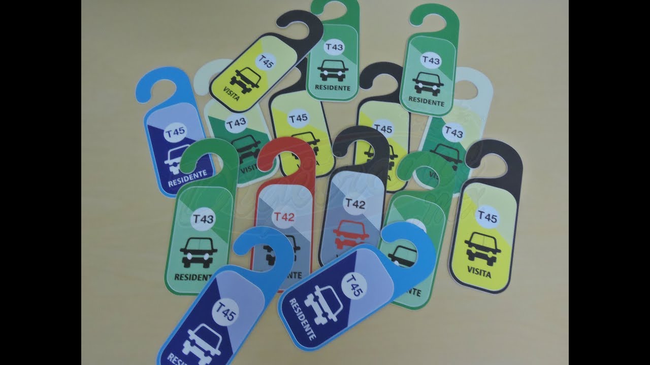 Marbetes, corbatines, Hangers para autos y Hoteles
