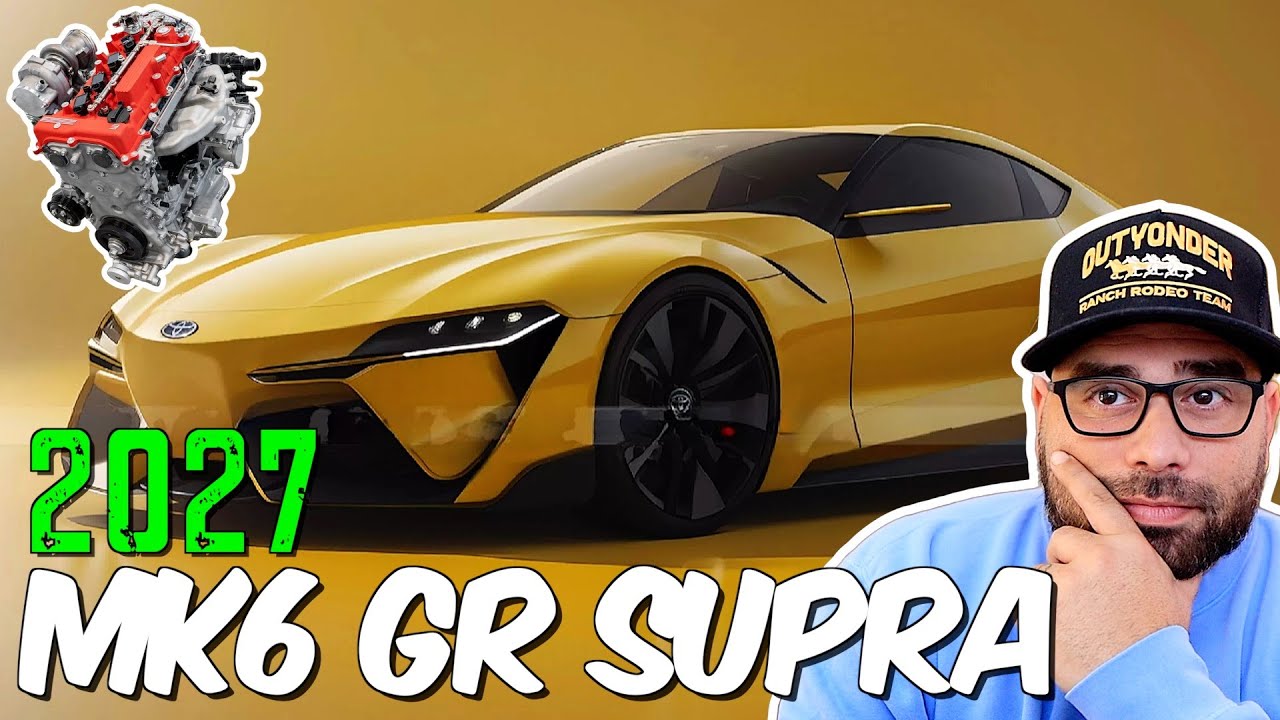 Toyota GR Supra Mk6 2027 года выпуска с гибридной силовой установкой с турбонаддувом уже здесь!