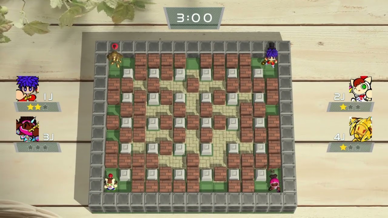 SUPER BOMBERMAN R  - 4 PLAYERS BATTLE