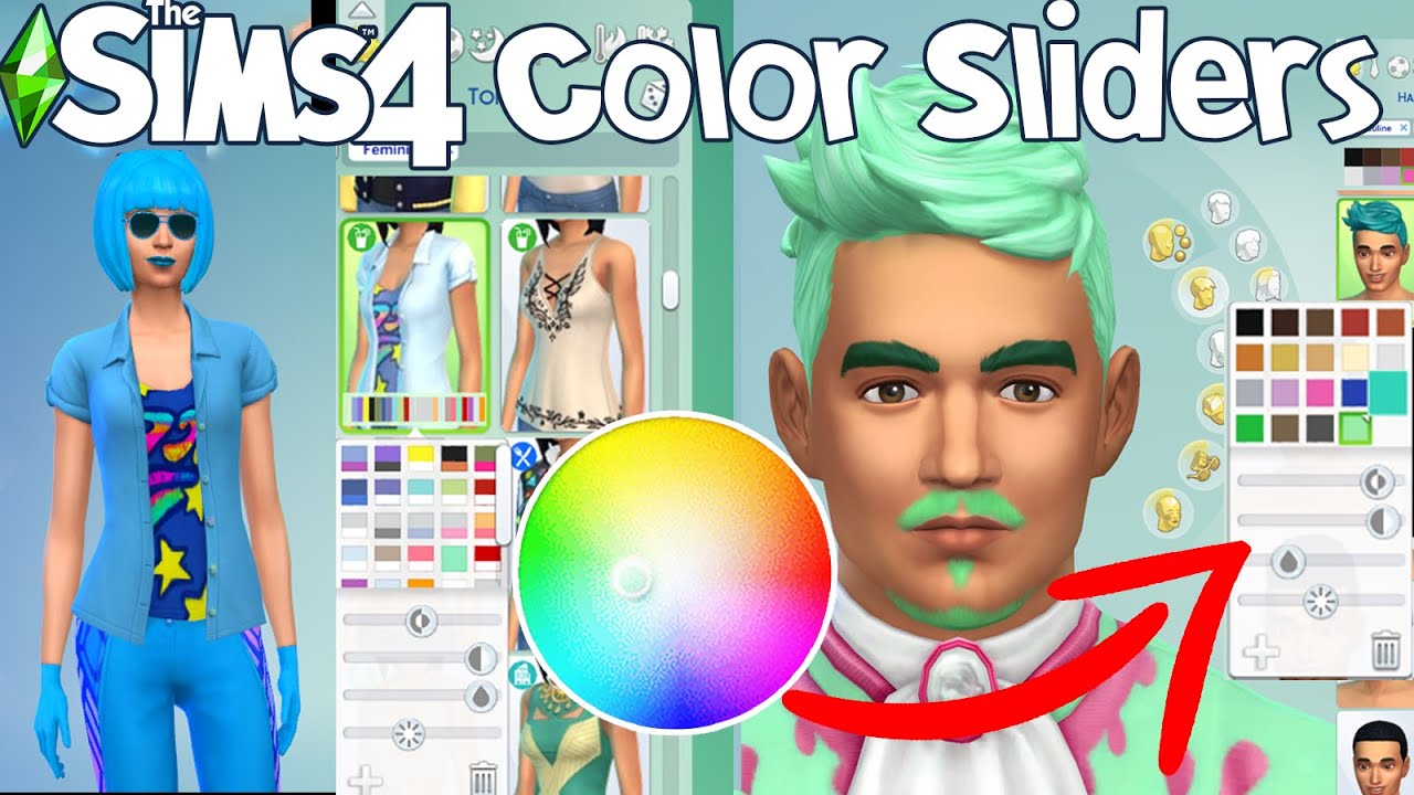 This mod adds COLOR SLIDERS to The Sims 4! (Mod Showcase)
