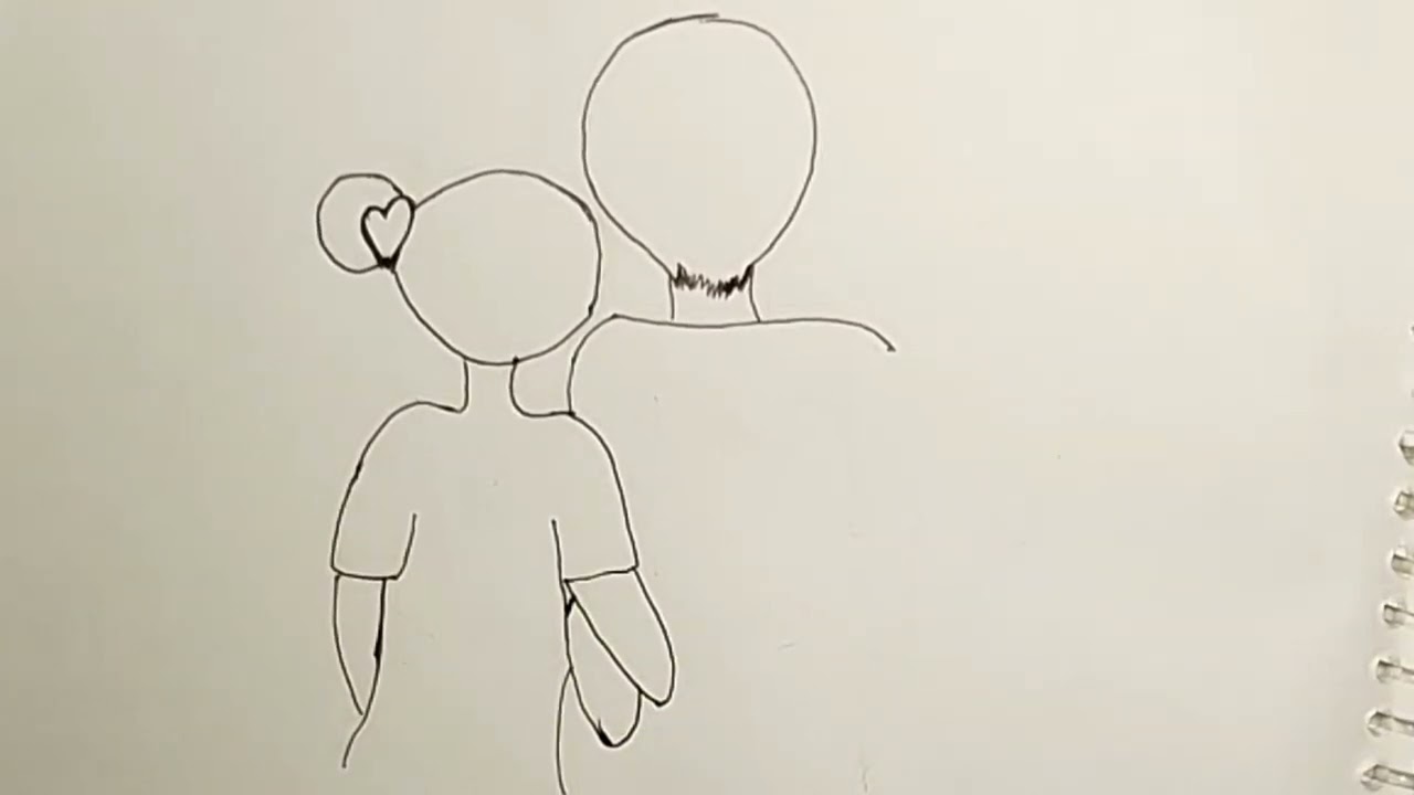 easy couple drawing || step by step couple drawing for beginners @tanuart-e1u