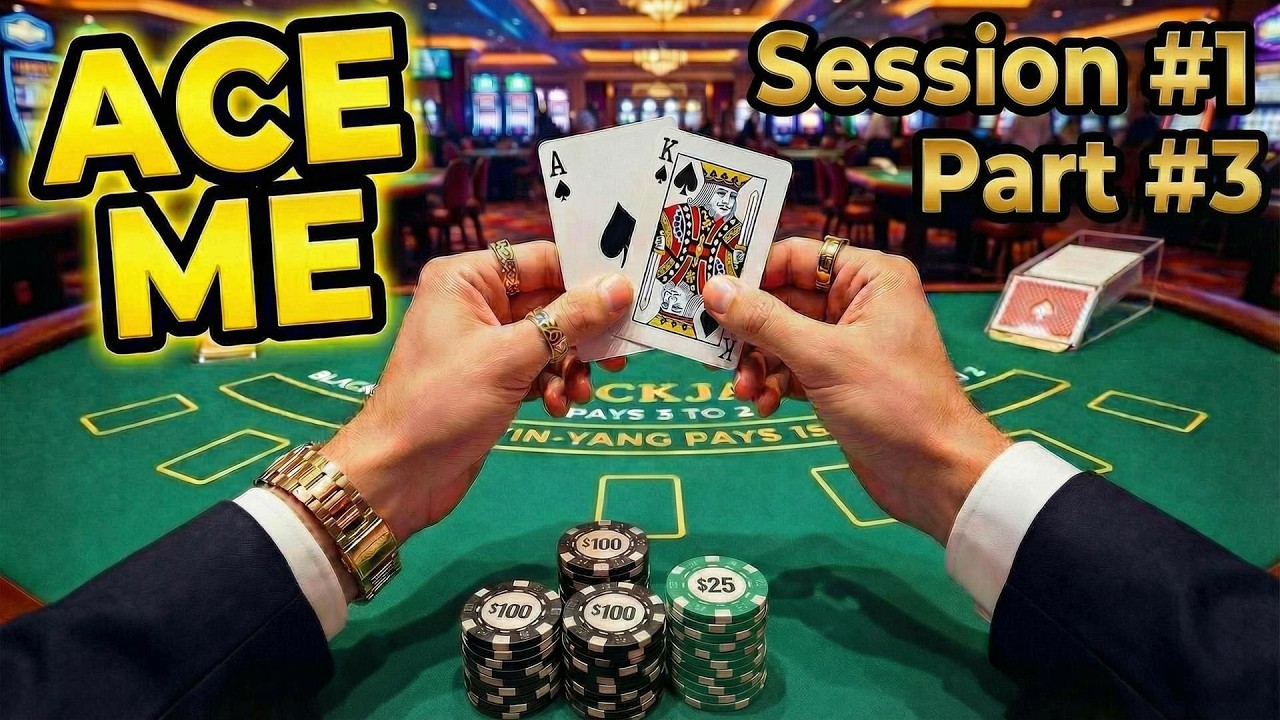 $5,000 Buy-In live blackjack - Session #1, Part #3