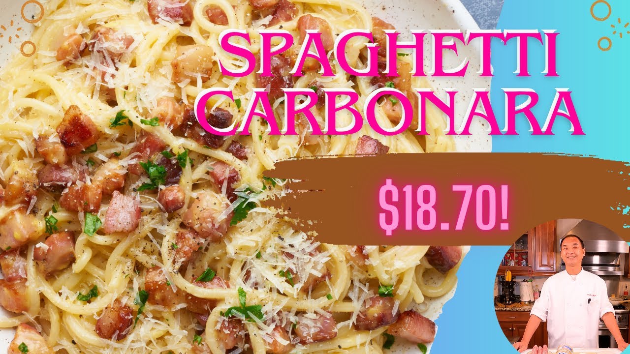 Ep25 Spaghetti Carbonara #SpaghettiCarbonara #Carbonara #ItalianFood #PastaLovers