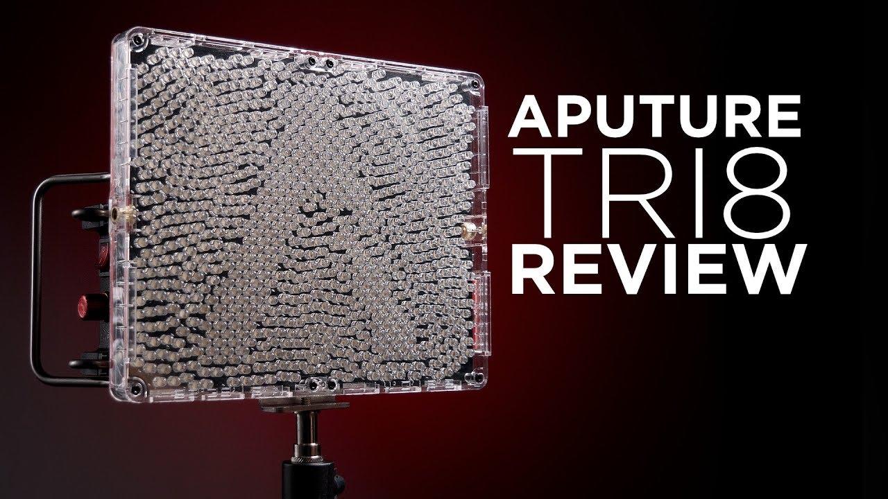 Обзор светодиодного светильника Aputure Tri8 — невероятно яркий светильник размером с iPad.