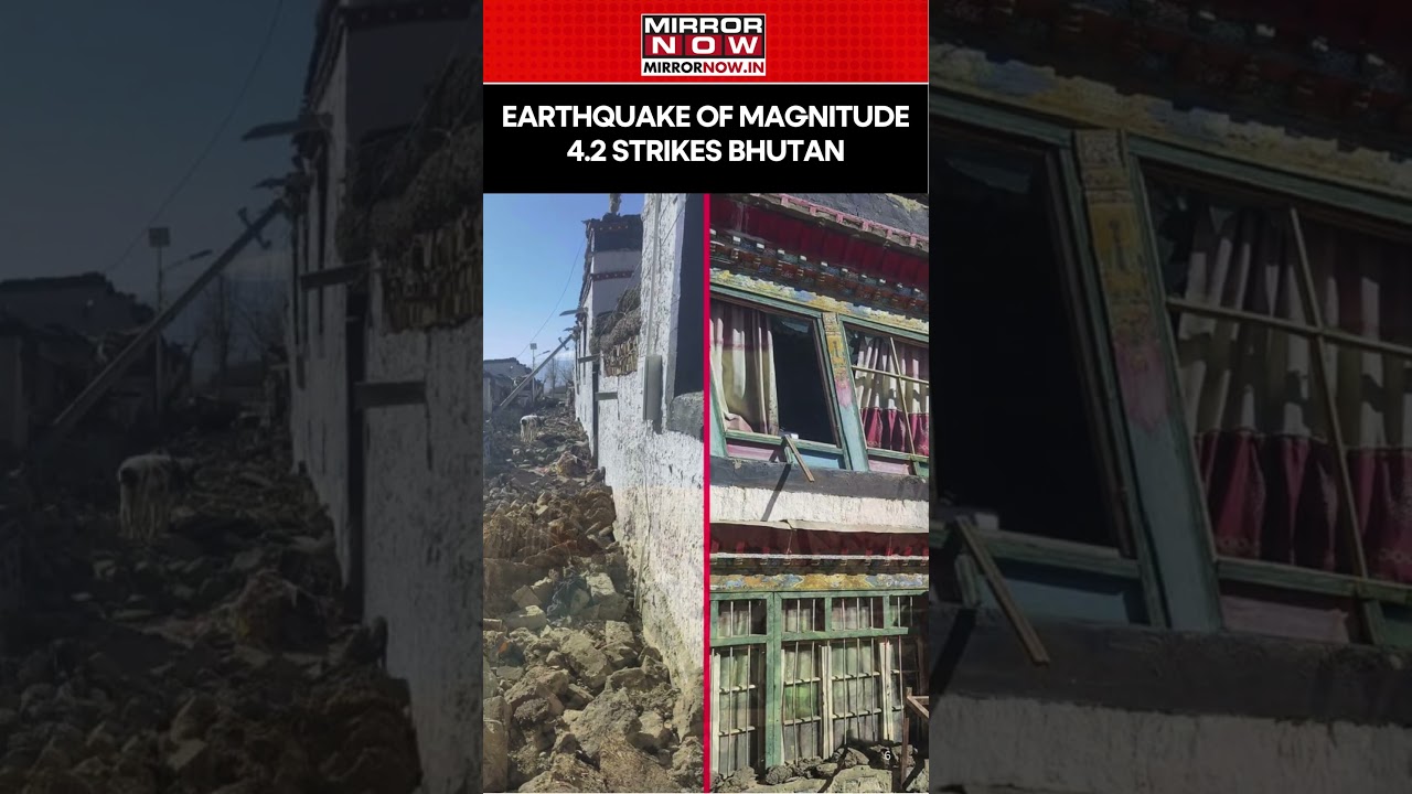 Bhutan Rocked By A 4.2 Magnitude Earthquake, Followed Shortly By A Smaller 2.8 Quake #shorts