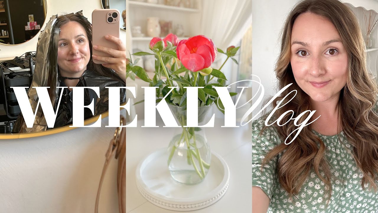 SPRING DAYS  🌷🐝 grwm + my favourite makeup, RHS english countryside walk & new hair reveal