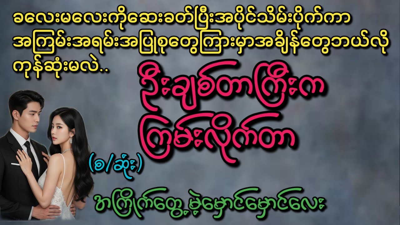 ဦးချစ်တာကြီးကကြမ်းလိုက်တာ(စ/ဆုံး)#Phyo Entertainment #Love#အိမ်ထောင်ရေးဇာတ်လမ်း#ရသစုံဇာတ်လမ်း#