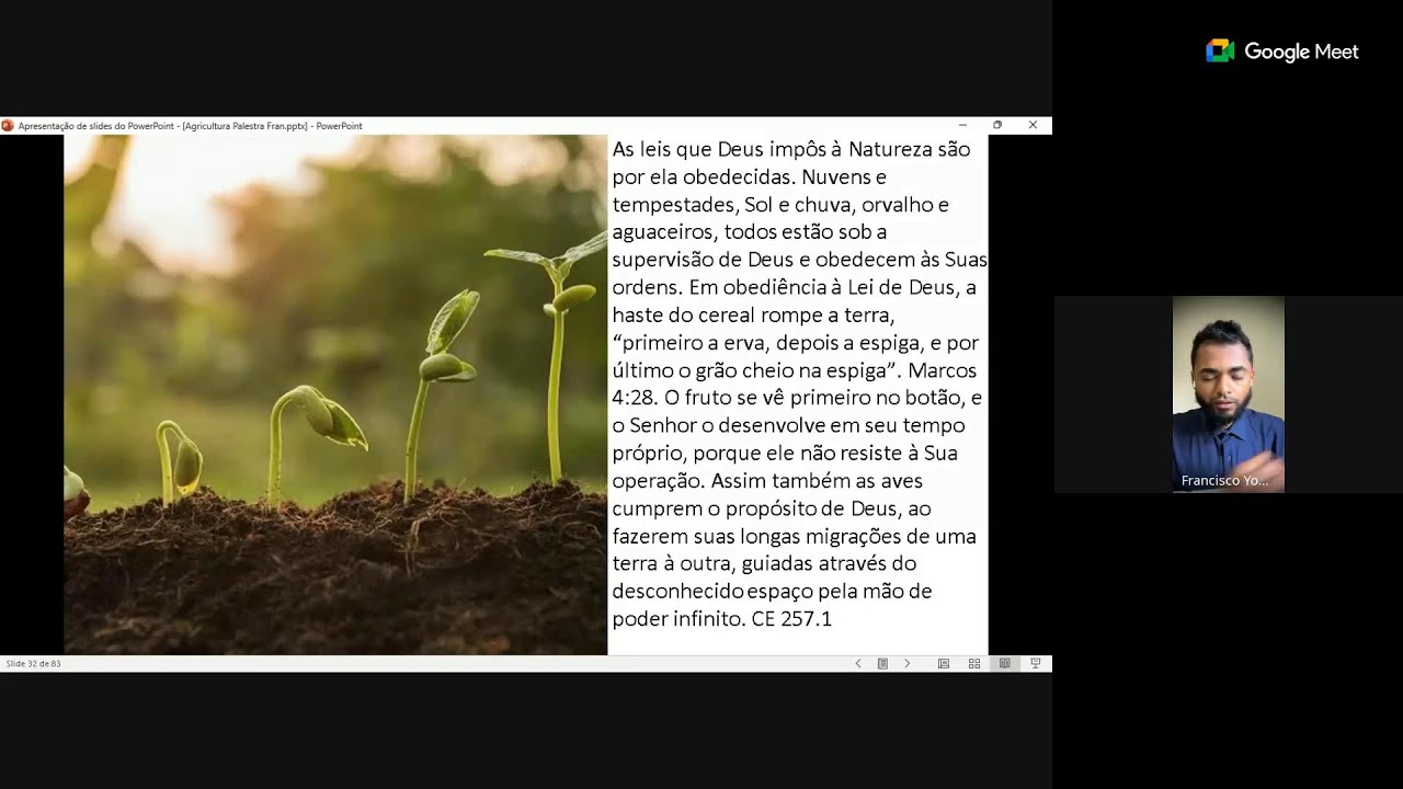 AGRICULTURA E REDNÇÃO PART 2- Francisco Yohannan