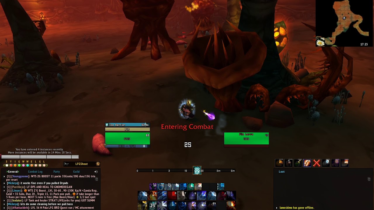 WoW Classic Mage solo Noxxion Maraudon