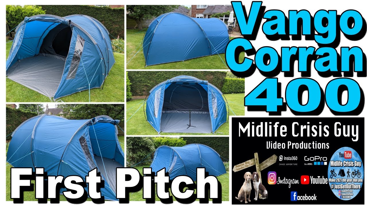 Vango Carron 400 Tent 4 man tent first ever pitch