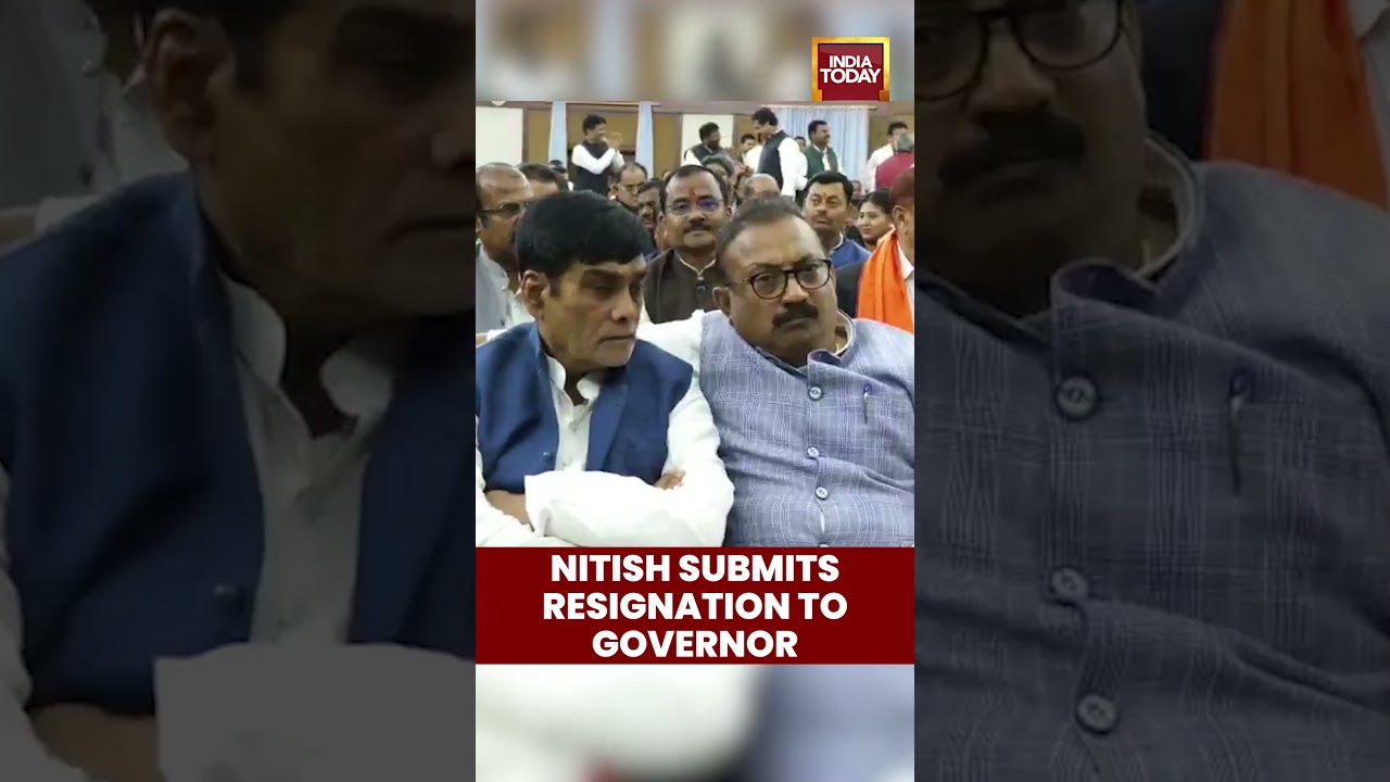 Nitish Kumar Submits Resignation To Governor | Bihar New Govt Formation News