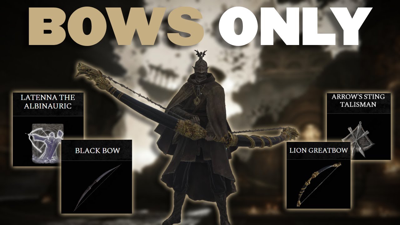 Can You Beat ELDEN RING With BOWS ONLY?