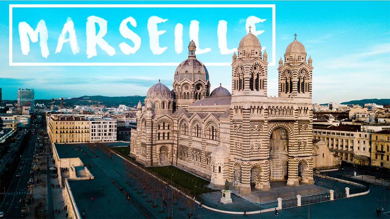 Cath&eacute;drale de la major , Marseille - Drone Footage - 4K