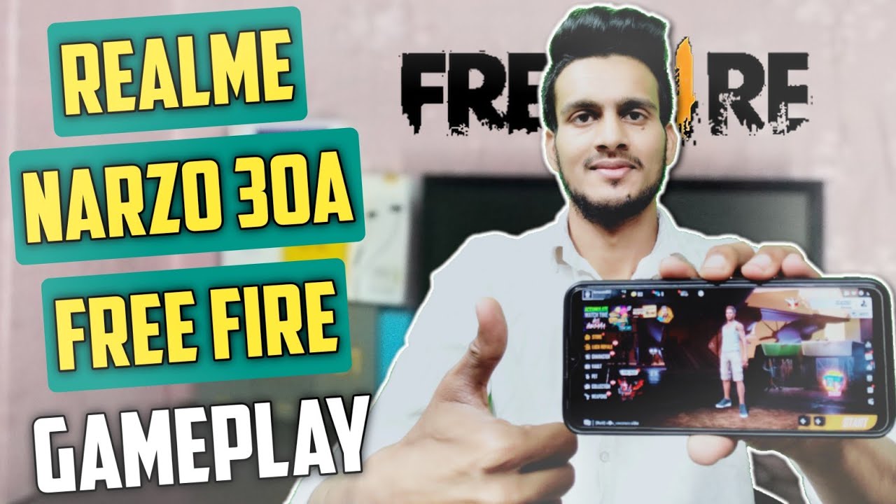 Realme narzo 30a free fire test | realme narzo 30a free fire gameplay
