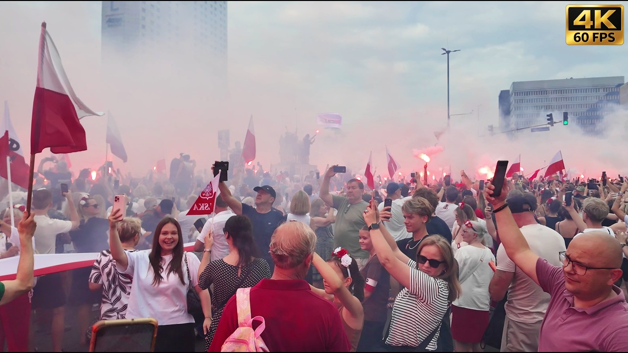 🇵🇱 Experience W Hour 2026 in Warsaw | Annual Commemoration | 4K Walk