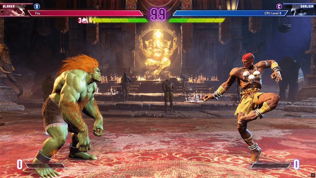 Blanka vs Dhalsim (Hardest) - Street Fighter 6. | Epic Battle