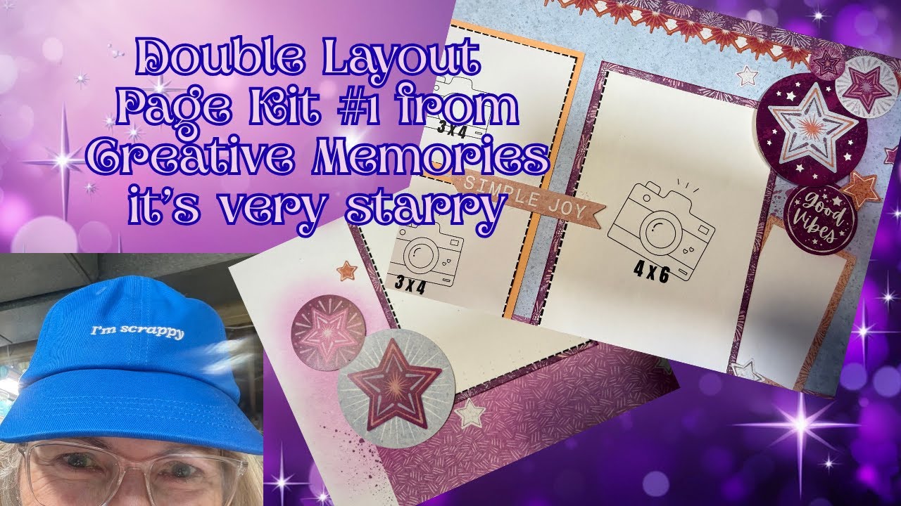 New Creative Memories page kit #1 for 2026 - Wow! so many Stars! so many uses!