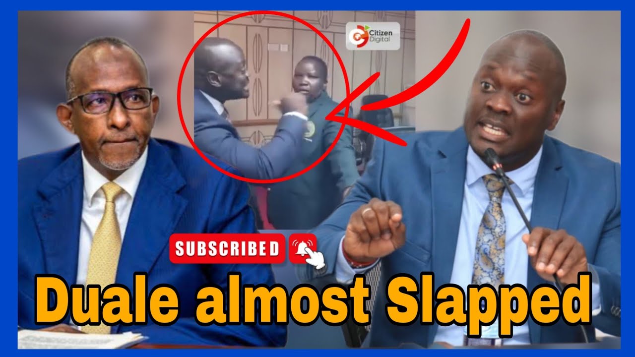 Heated exchange as Cs Duale almost Slapped in Parliament by Mp Kibagendi for Stealing SHA Money