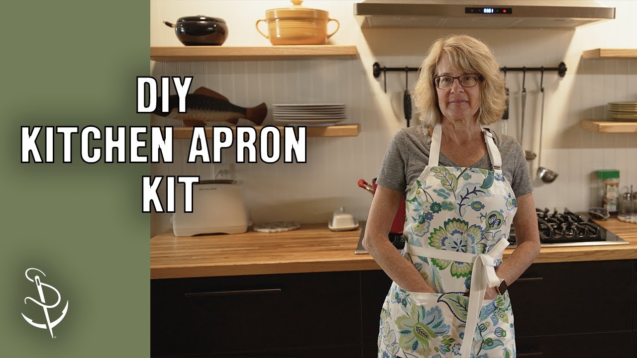 Make your own kitchen apron: Easy DIY tutorial