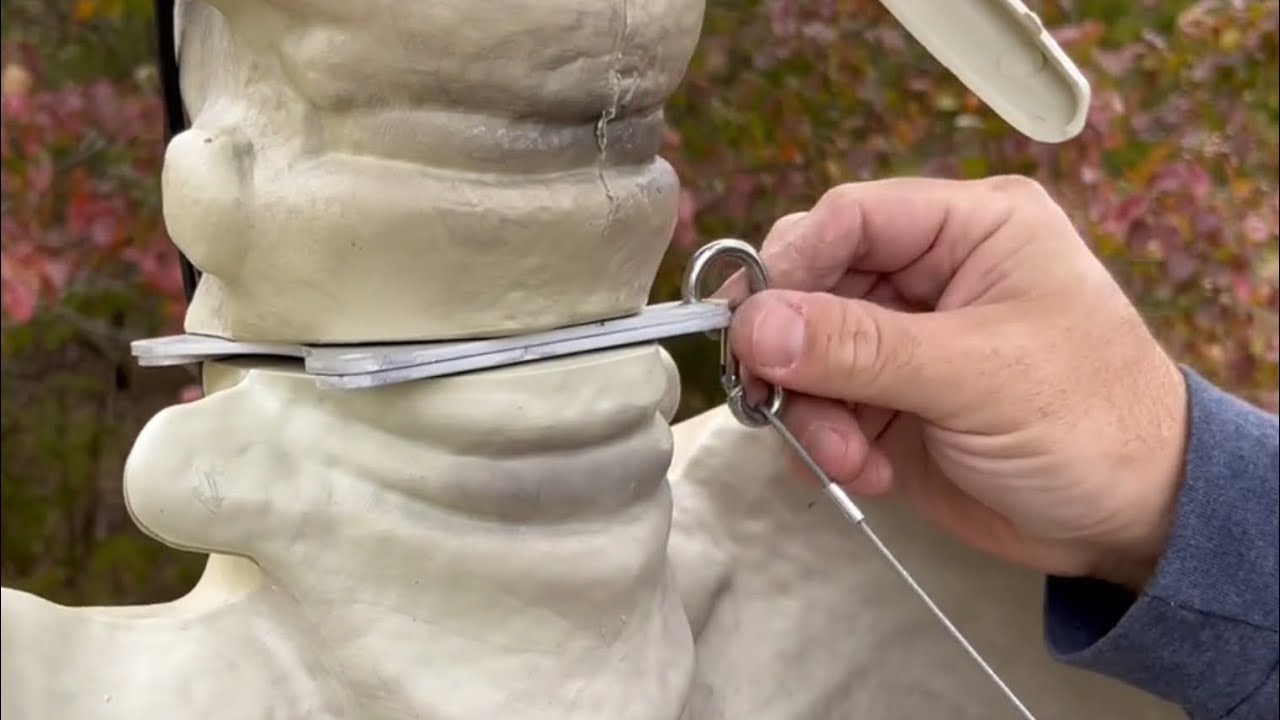 Secure you 12 foot Skeleton! SecureASkelly Installation Instructions.