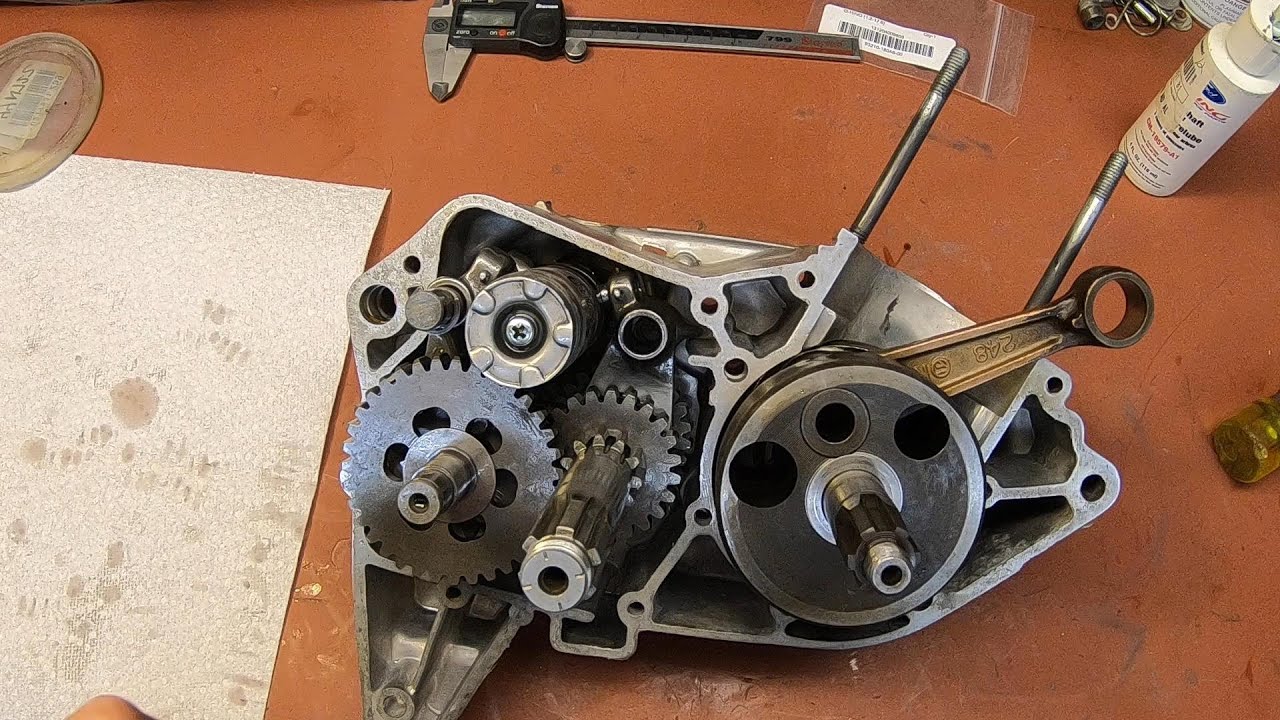 Yamaha 175 Enduro lower end build, CT 3