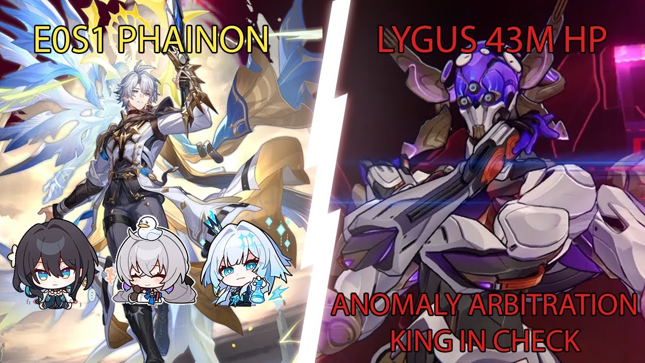 E0S1 Phainon 4 cycle clear - Anomaly Arbitration 3.6 - King in Check