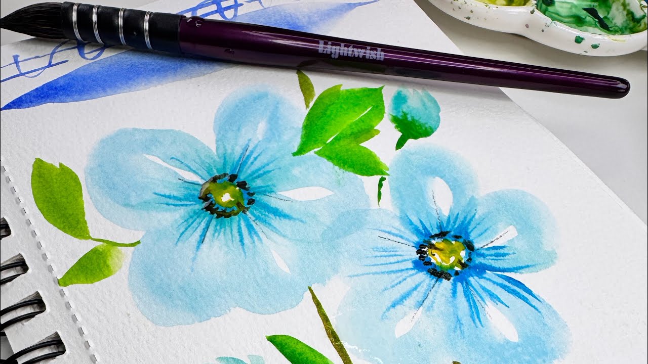 New Watercolors! Lightwish Surprised Me!  48-color Palette Review