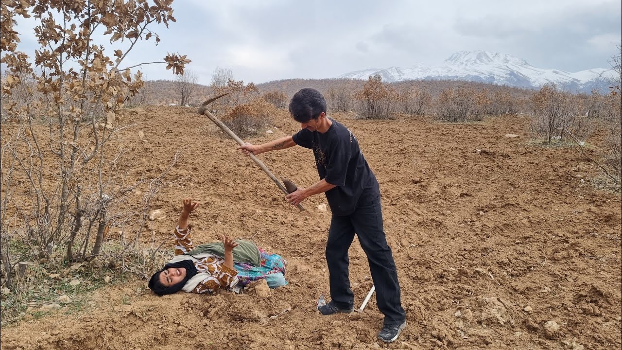An exciting and bittersweet day on Leila and Hossein's farm after a drastic change with kindness ⚡🌱