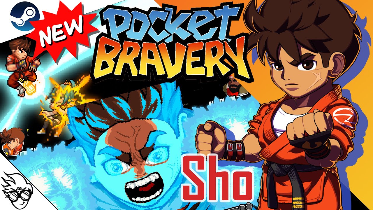 Pocket Bravery (Steam / 2023) - Sho Kamui [Arcade Mode: Playthrough/LongPlay - Hardest] (神威 翔)