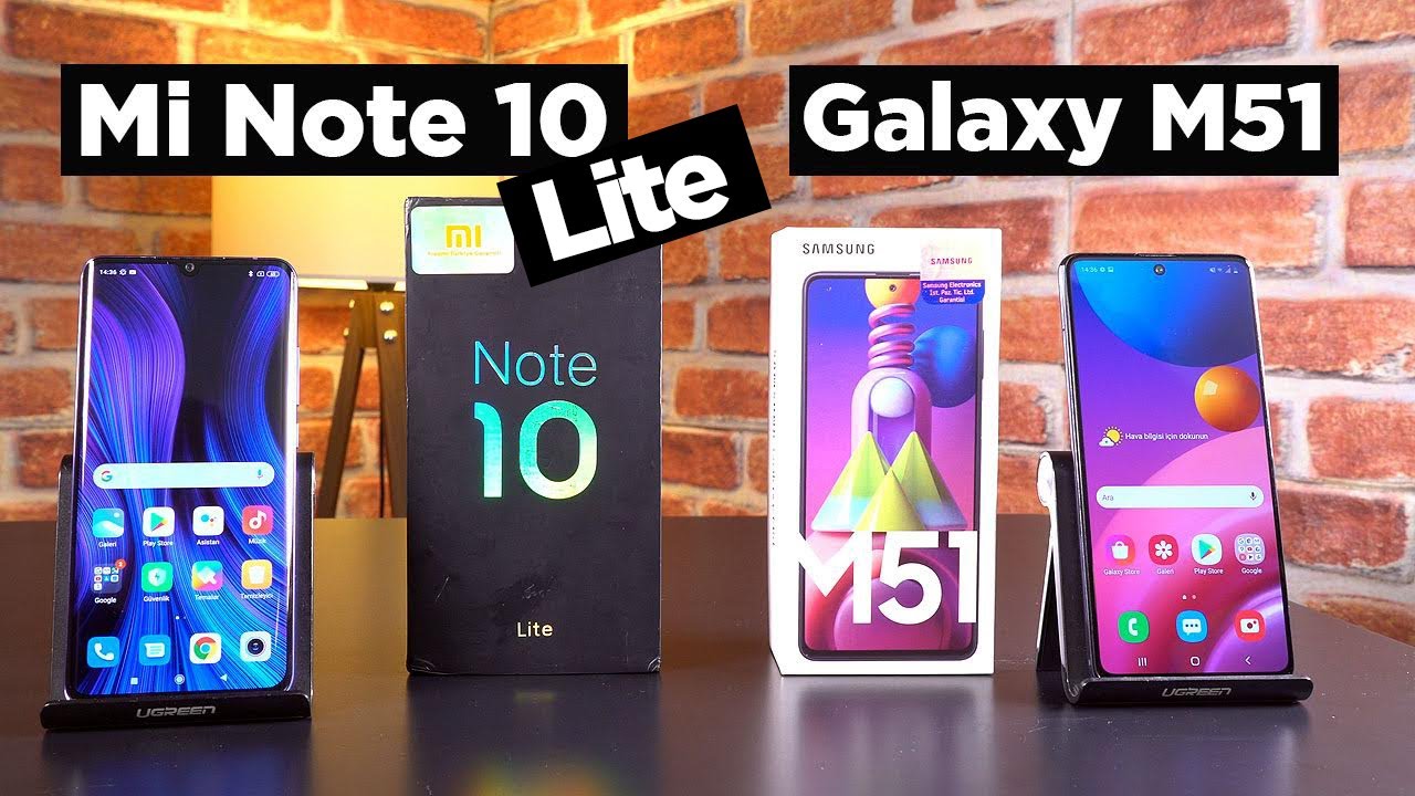 Samsung Galaxy M51 vs Xiaomi Mi Note 10 Lite karşılaştırma - Zor eşleşme!