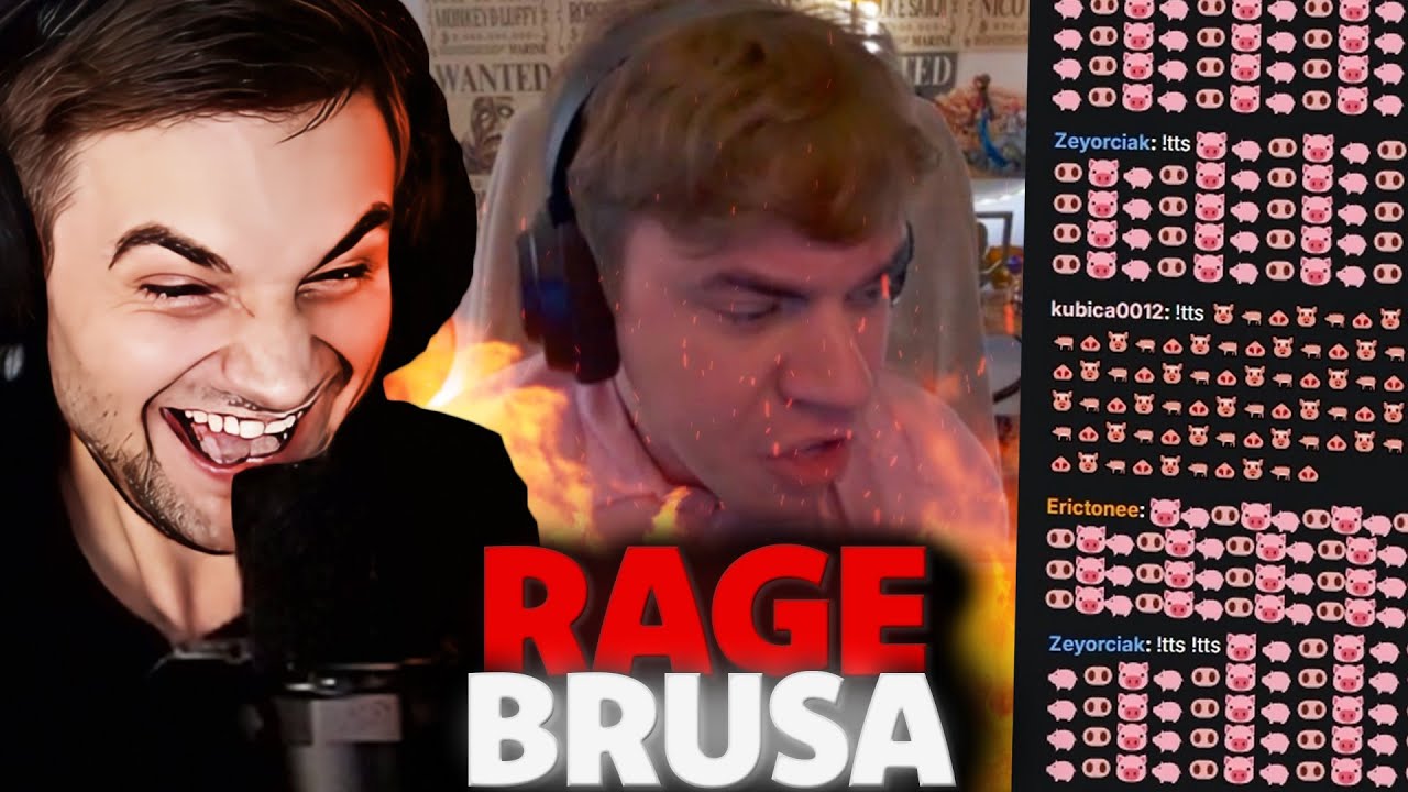 Spam świnek u Brusa i stópki Pani psycholog *Brus rage*