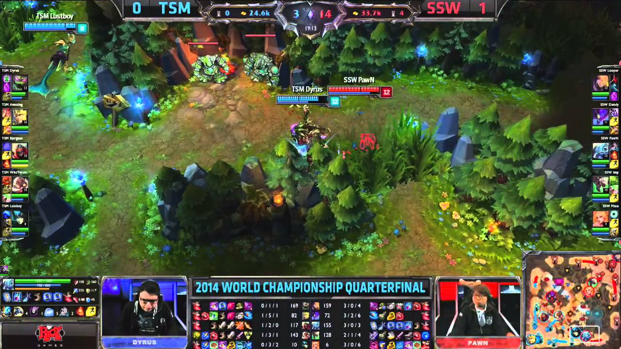 SSW vs TSM - 2014 World Championship Quarterfinals D1G2
