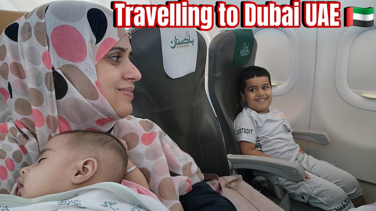 Travelling to Dubai UAE with a baby and toddler ✈️ travel vlog | Nazneen vlogs 