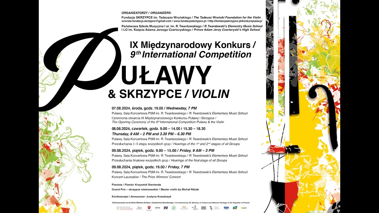2024-08-08 IX Międzynarodowy Konkurs Puławy & Skrzypce - Etap I -  gr 2