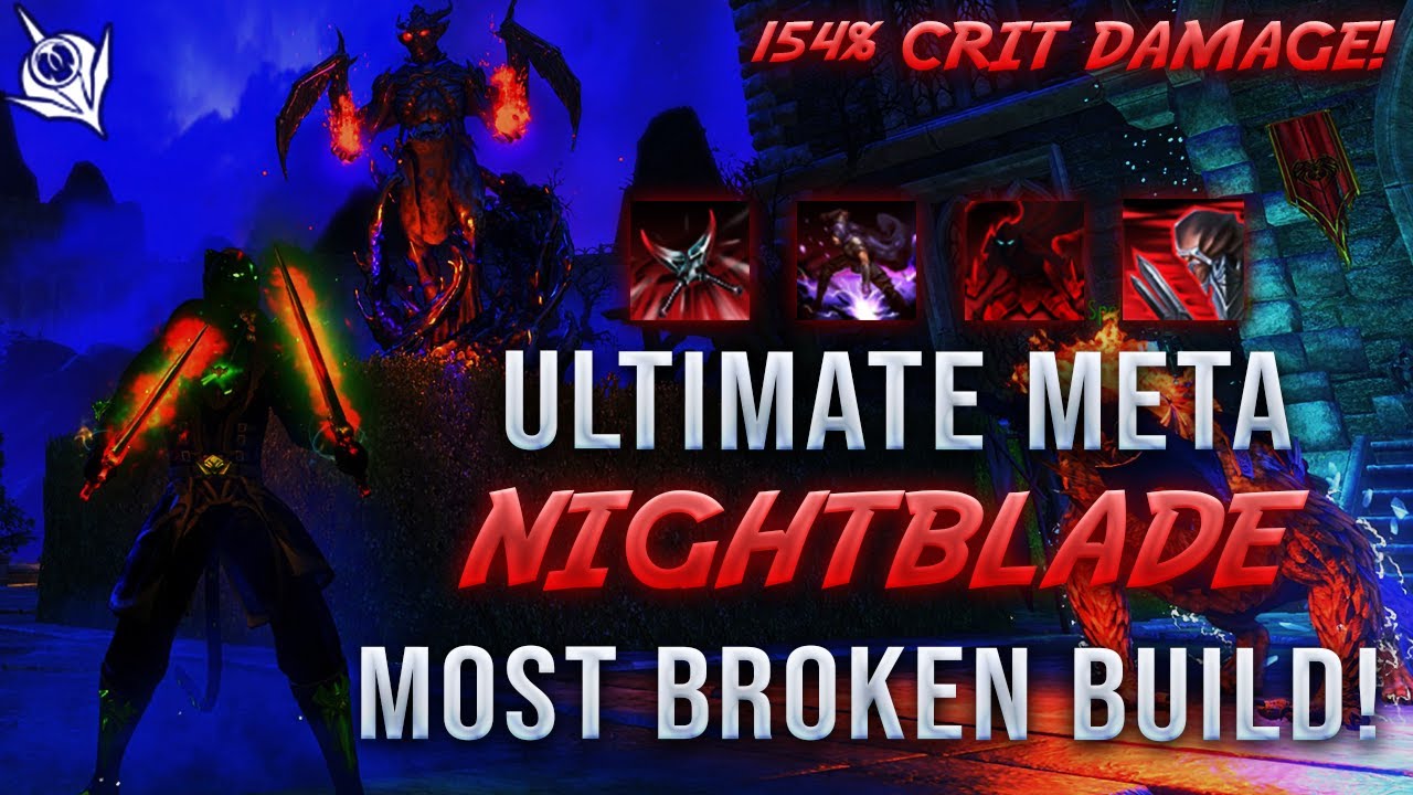 ULTIMATE META NIGHTBLADE PvP BUILD! 💀 INSANE DAMAGE | SOLO & GROUP BUILD 💀 ESO NB Build