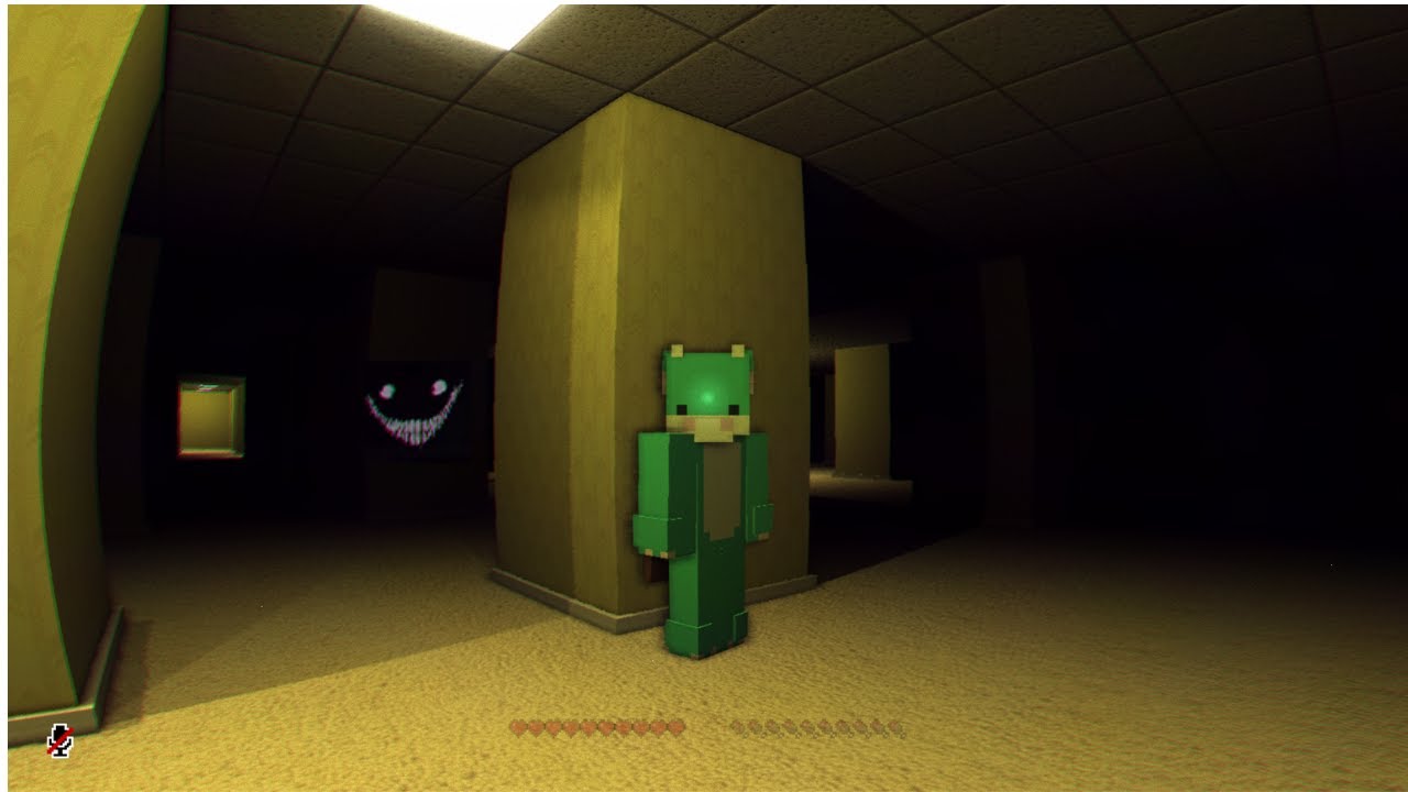 minecraft backroom but impossible.
